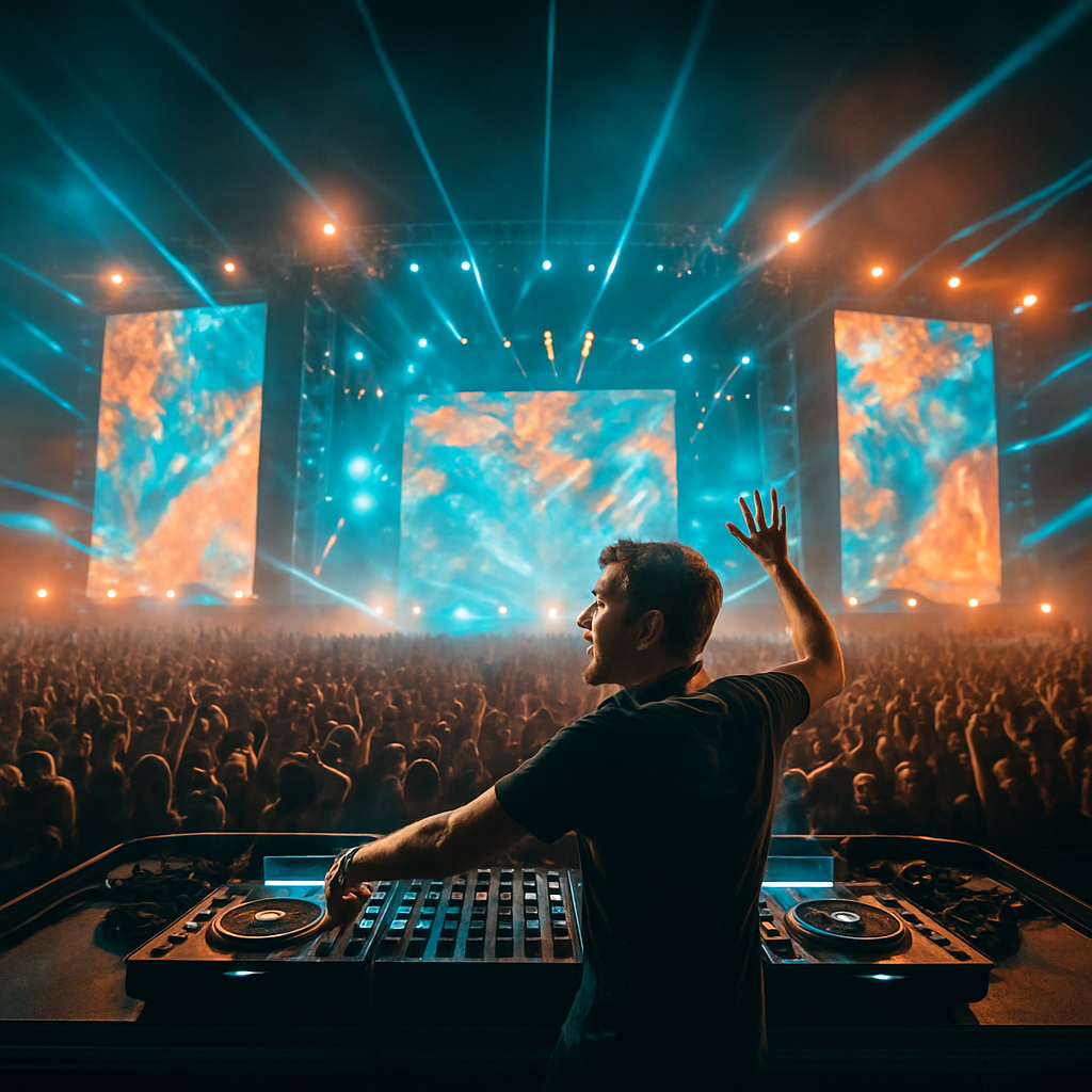 DJ at festival